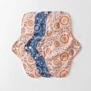Go-For-Zero-Australia-Bare-And-Boho-Australia-Reusable-Cloth-Pads-Spring-Flower-Heavy-3-Pack-1