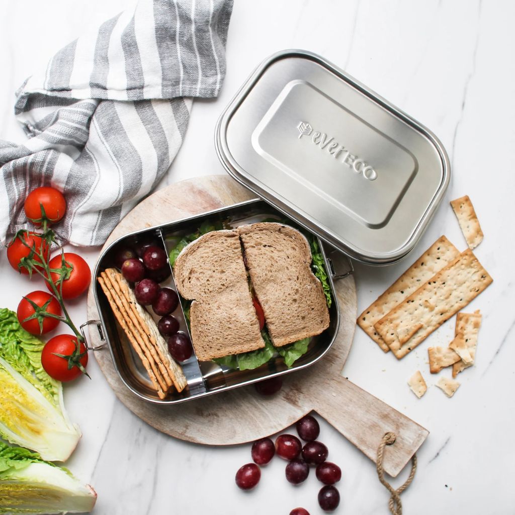 Go-For-Zero-Australia-Ever-Eco-Bento-Box-2-Compartment-Divider-1400ml-Styled