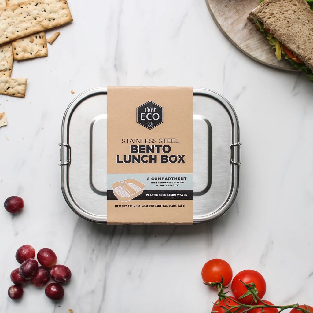 Go-For-Zero-Australia-Ever-Eco-Bento-Box-2-Compartment-Divider-1400ml-Top