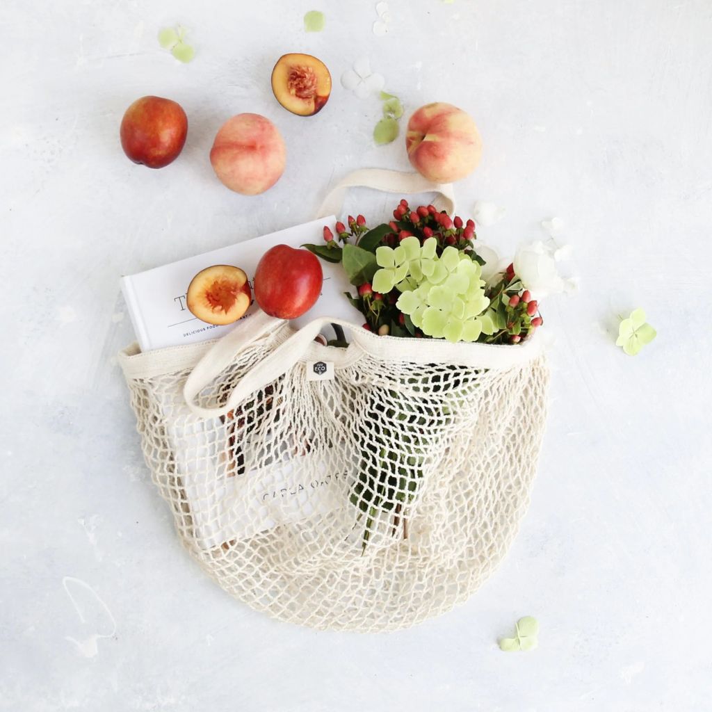 Go-For-Zero-Australia-Ever-Eco-Cotton-Net-Tote-Bag-Short-Handle-Styled