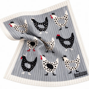 Go-For-Zero-Australia-Retro-Kitchen-Cellulose-Dishcloth-Hen-Scrunch