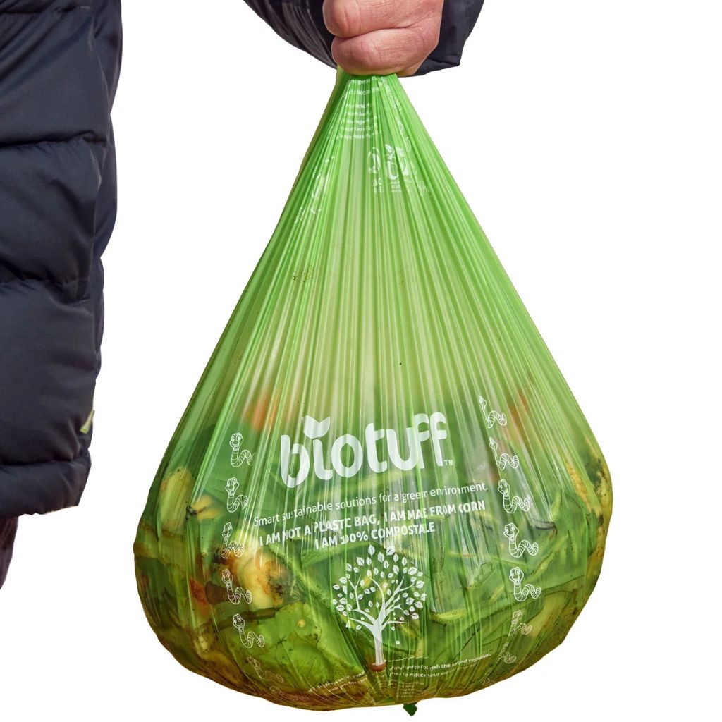 Go-For-Zero-Australia-BioTuff-Compostable-General-Use-Bin-Liners-Medium-30-Litre-In-Use