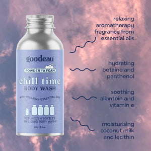 Goodeau - Chill Time Body Wash Concentrate (20g, 60g or Refill)