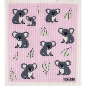 Go-For-Zero-Australia-Rerokitchen-Australia-Cellulouse-Dish-Cloth-Koalas
