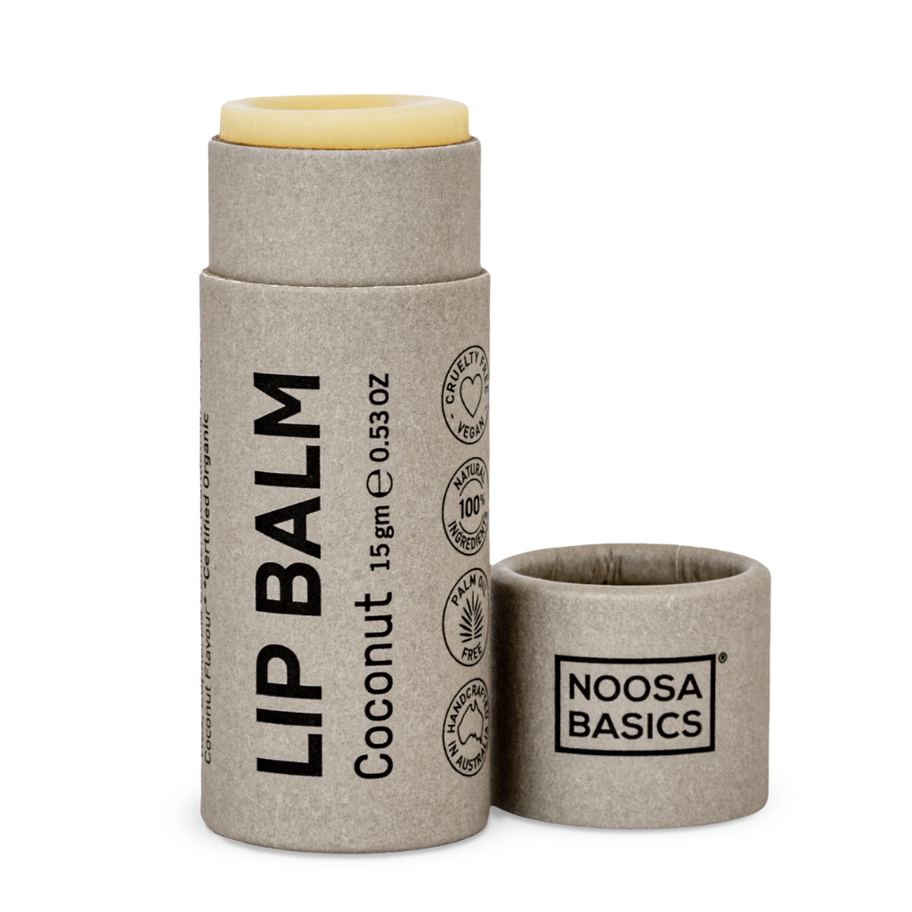 Go-For-Zero-Australia-Noosa-Basics-Australia-Vegan-Lip-Balm-Coconut-Flavour-Compostable-Tube