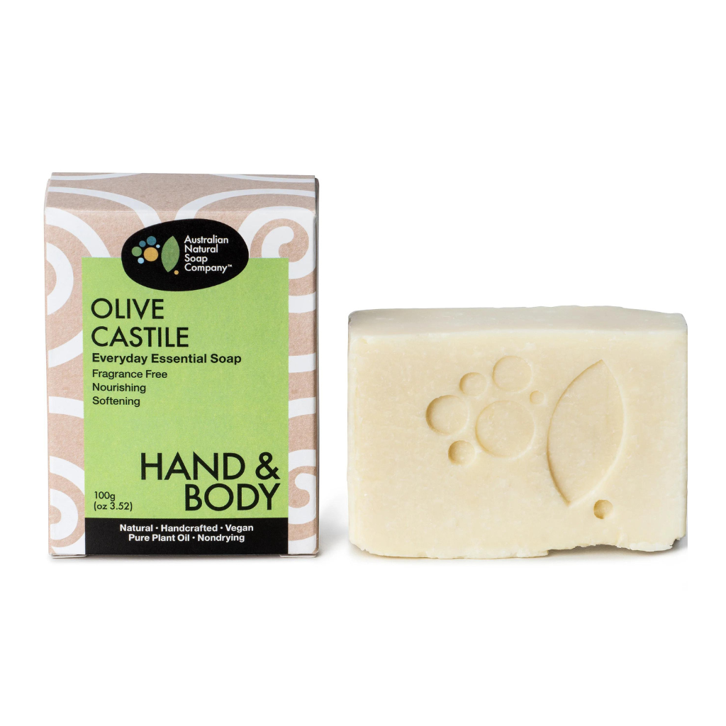 Go-For-Zero-Australia-The-Natural-Soap-Company-Australia-Olive-Castile-Soap-Bar-100g