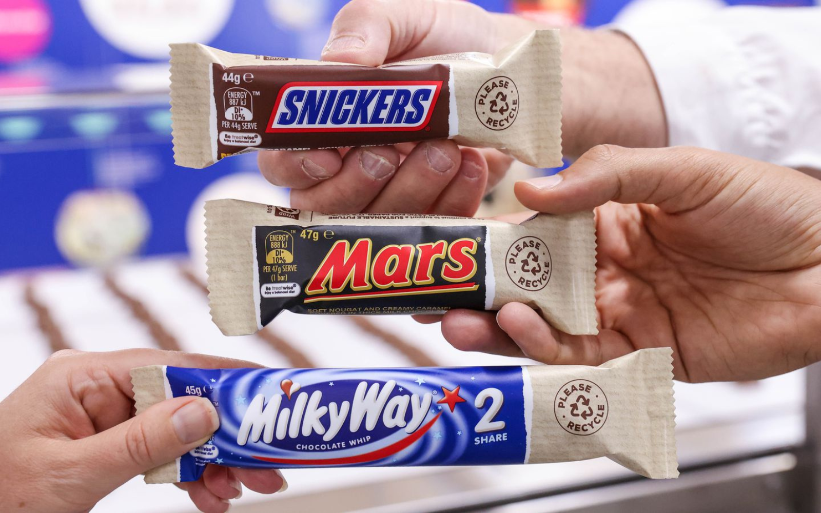 Mars, Snickers & Milky Way Go Plastic-Free…