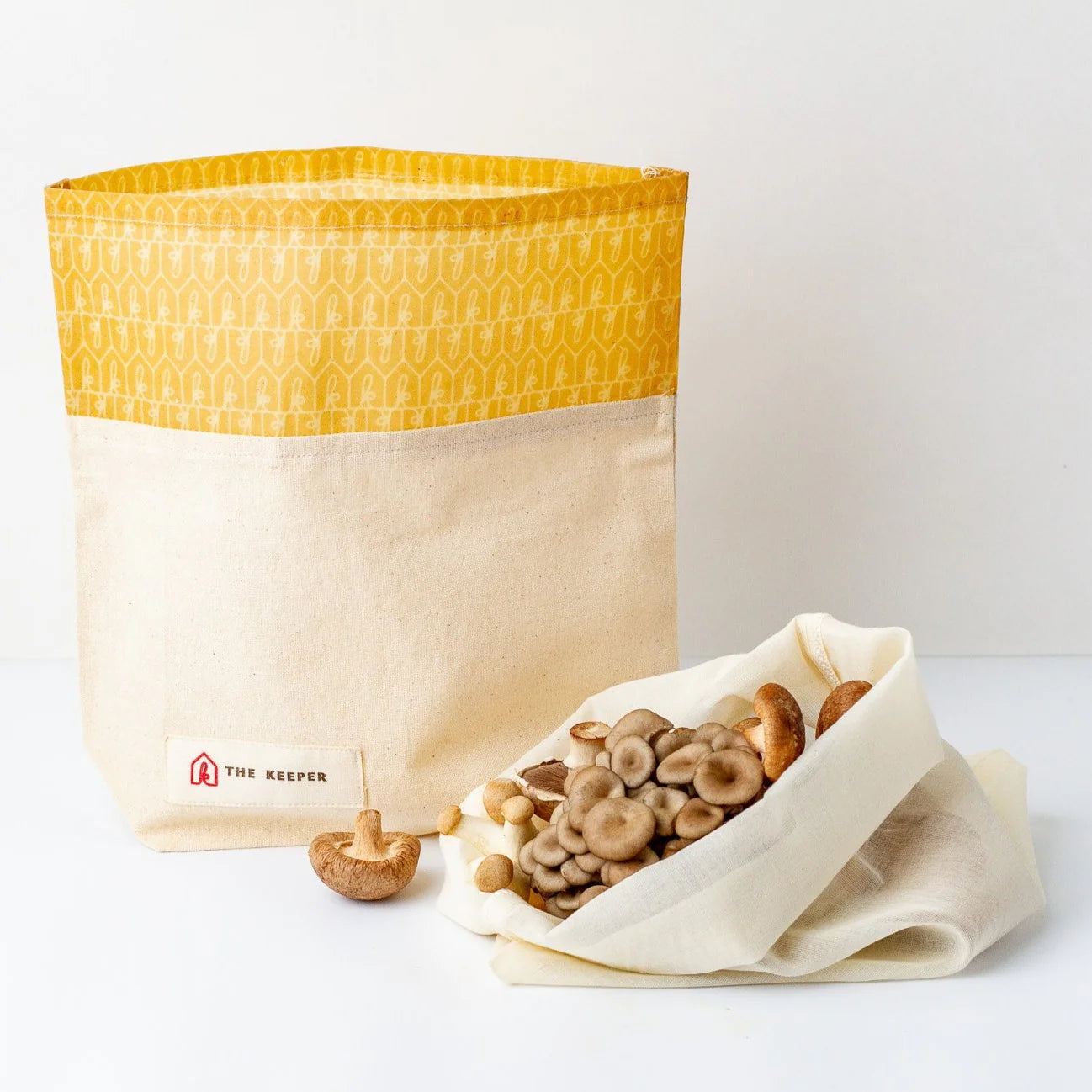 The Keeper - Waxed Mushroom Bag