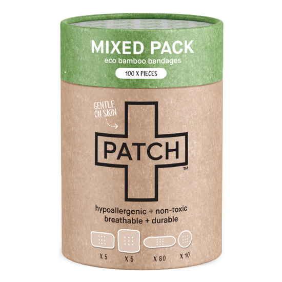 Patch - eco bamboo bandages mixed (100 pack)