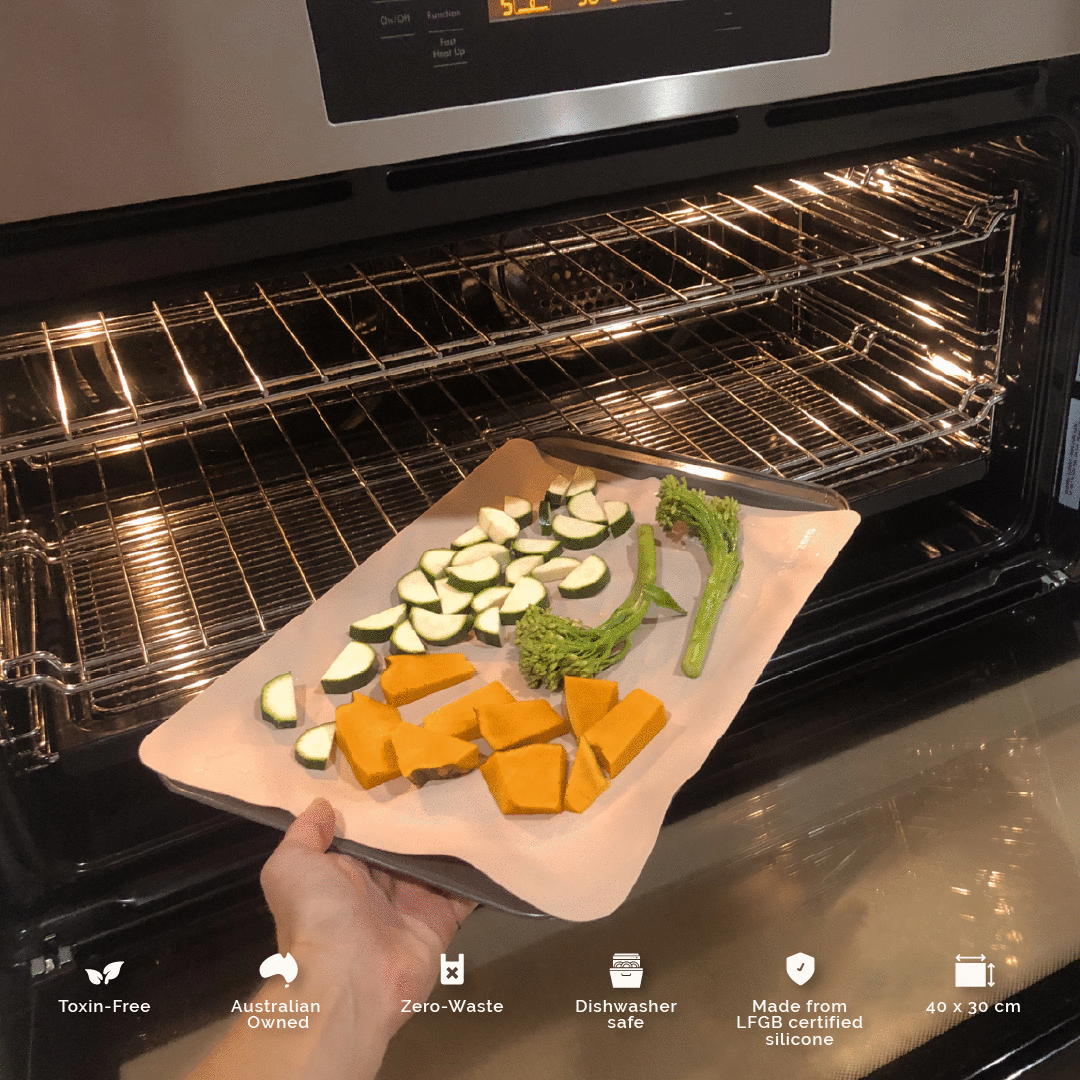 Go for Zero - Reusable Silicone Baking Mats (4-Pack)