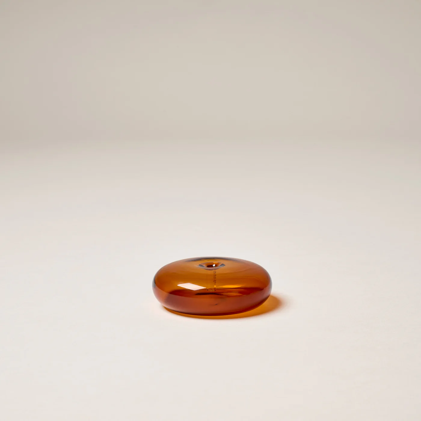 Gentle Habits - Glass Vessel Incense Holder (Amber or Pink )