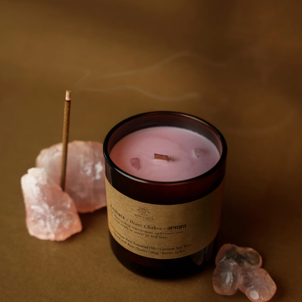 Go-For-Zero-Australia-Amavasya-Heart-Anáhata-Chakra-Candle-260g-Bundle