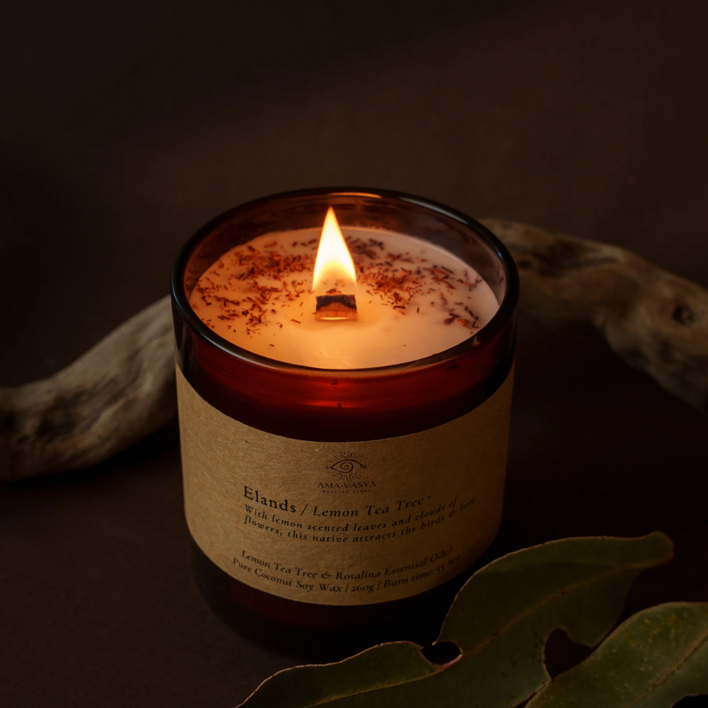 Go-For-Zero-Australia-Amavasya-Elands-Candle-260g-Styled-Photo-1