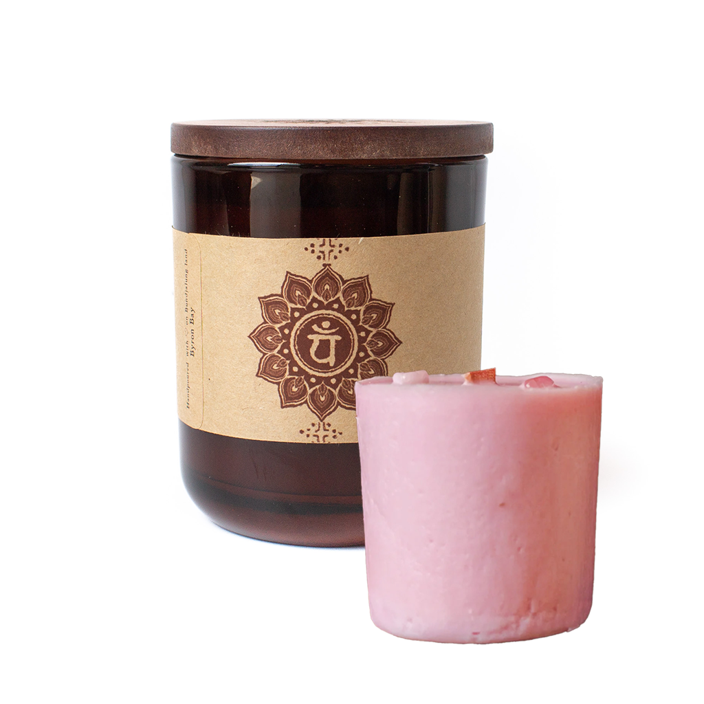 Go-For-Zero-Australia-Amavasya-Heart-Anáhata-Chakra-Candle-260g-Bundle-Candle-Refill