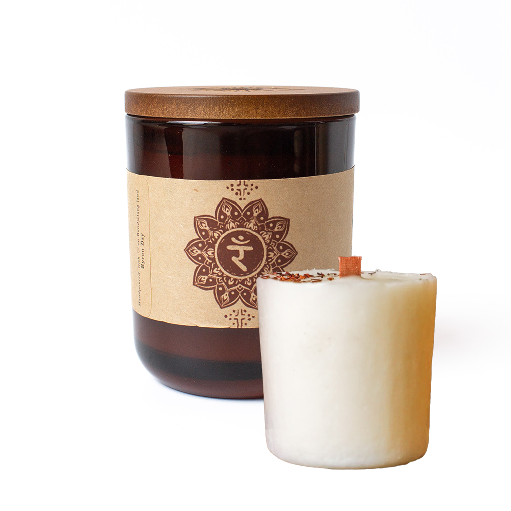 Go-For-Zero-Australia-Amavasya-Solar-Plexus-Manipúra-Chakra-Candle-260g-Bundle-Candle-Refill
