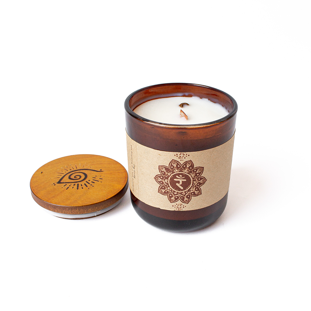Go-For-Zero-Australia-Amavasya-Solar-Plexus-Manipúra-Chakra-Candle-260g-Bundle-Candle-Refill