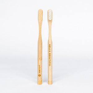 Go-For-Zero-Australia-Bamboo-Adult-Toothbrush-Medium-Hello-Beautiful-Front-Side