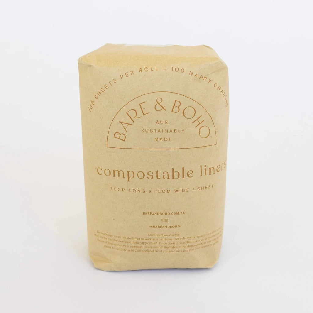 Go-For-Zero-Australia-Bare-And-Boho-Australia-Compostable-Nappy-Liners-100-Pack