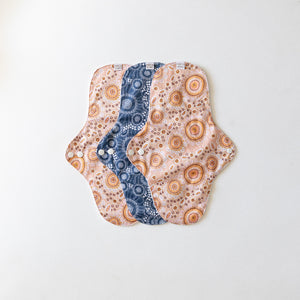 Go-For-Zero-Australia-Bare-And-Boho-Australia-Reusable-Cloth-Pads-Spring-Flower-Medium-3-Pack