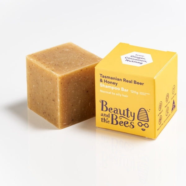 Beauty and the Bees - Tasmanian Beer Shampoo Bar (Normal/ Oily hair - 120 g)