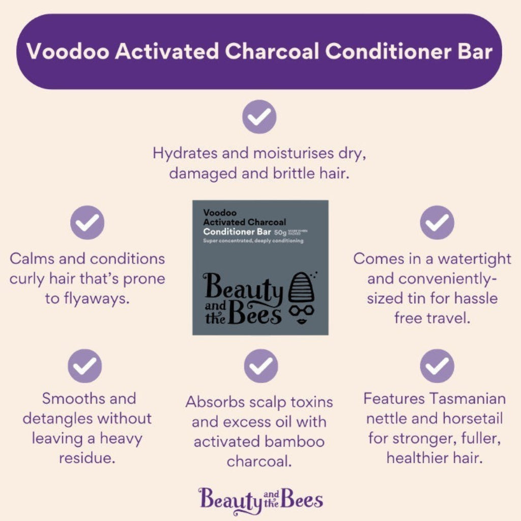 Go-For-Zero-Australia-Beauty-And-The-Bees-Voodoo-Bamboo-Charcoal-Conditioner-Bar-Information
