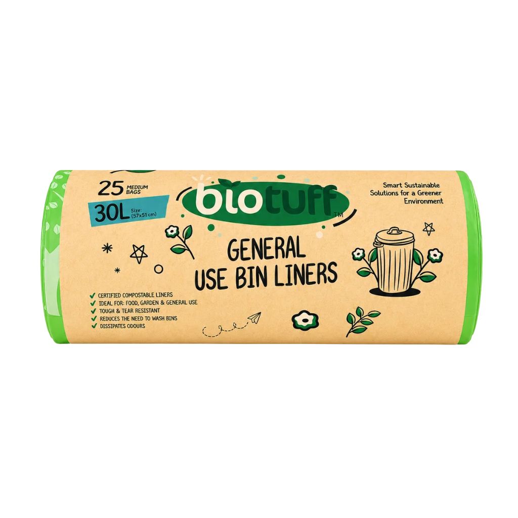 Go-For-Zero-Australia-BioTuff-Compostable-General-Use-Bin-Liners-Medium-30-Litre-Front-New
