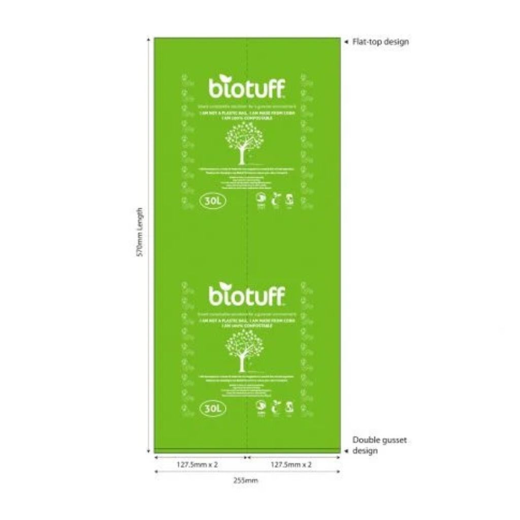 Go-For-Zero-Australia-BioTuff-Compostable-General-Use-Bin-Liners-Medium-30-Litre-Size
