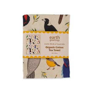 Go-For-Zero-Australia-Earth-Greetings-Australia-Tea-Towel-Australain-Birds