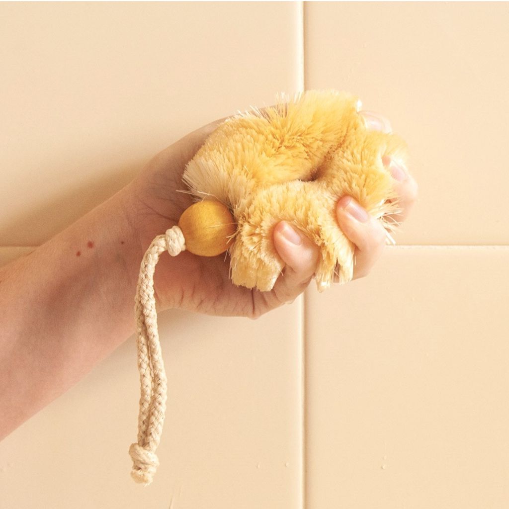 Go-For-Zero-Australia-Eco-Max-Spa-Shower-Puff-3-Colours-Sand-Styled