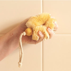 Go-For-Zero-Australia-Eco-Max-Spa-Shower-Puff-3-Colours-Sand-Styled