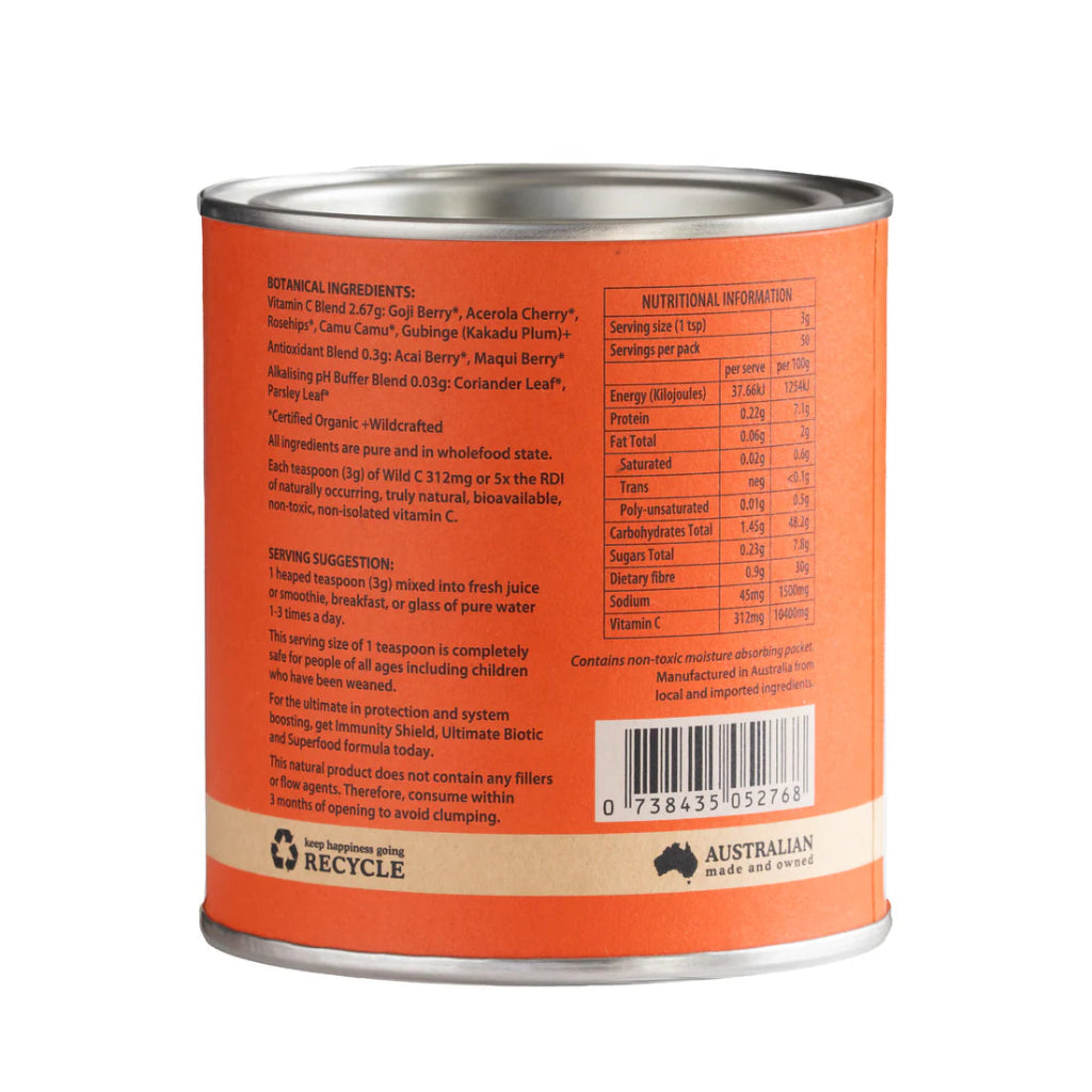 Go-For-Zero-Australia-Eden-Health-Foods-Australia-Natural-Vitamin-C-150g-Front