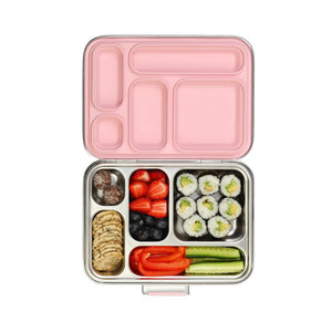 Go-For-Zero-Australia-Ever-Eco-Australia-5-Compartment-Stainless-Steel-Bento-Box-Pink