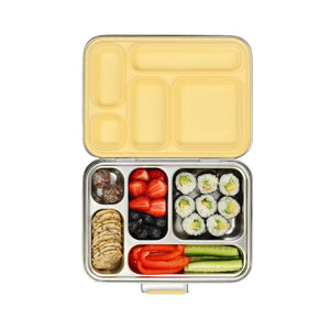 Go-For-Zero-Australia-Ever-Eco-Australia-5-Compartment-Stainless-Steel-Bento-Box-Yellow