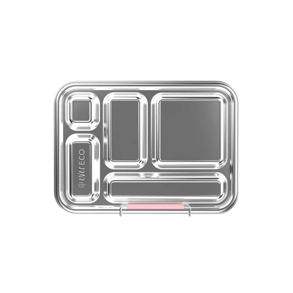 Go-For-Zero-Australia-Ever-Eco-Australia-5-Compartment-Stainless-Steel-Bento-Box-Pink