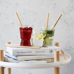 Go-For-Zero-Australia-Ever-Eco-Bamboo-Drinking-Straws-4-Pack-In-Use