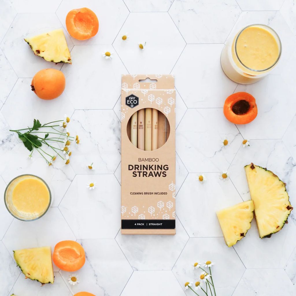 Go-For-Zero-Australia-Ever-Eco-Bamboo-Drinking-Straws-4-Pack-Styled-Boxed