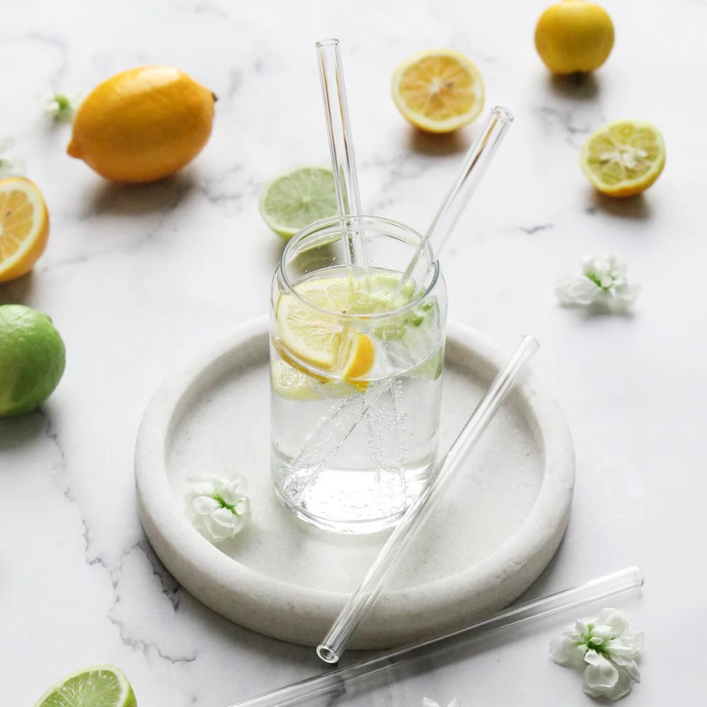 Go-For-Zero-Australia-Ever-Eco-Glass-Straws-4-Pack-Straight-Styled