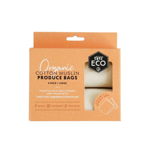 Go-For-Zero-Australia-Ever-Eco-Organic-Cotton-Muslin-Produce-Bags-Set-4-Pack-Front