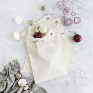 Go-For-Zero-Australia-Ever-Eco-Organic-Cotton-Muslin-Produce-Bags-Set-4-Pack-In-Use