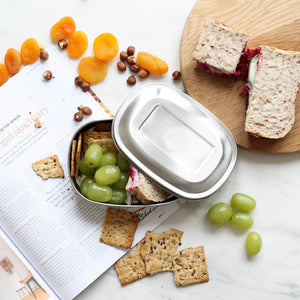 Go-For-Zero-Australia-Ever-Eco-Stainless-Steel-Bento-Snack-Box-2-Compartment-In-Use