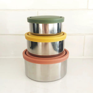 Go-For-Zero-Australia-Ever-Eco-Stainless-Steel-Round-Containers-Autumn-Collection-Set-3-Box-Styled