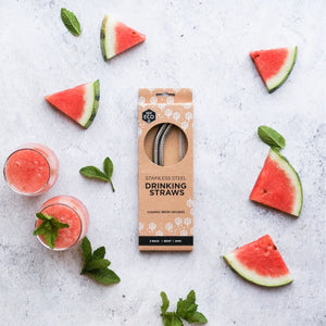 Go-For-Zero-Australia-Ever-Eco-Stainless-Steel-Straws-2-Pack-Bent-Styled