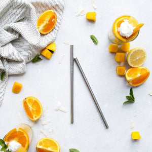 Go-For-Zero-Australia-Ever-Eco-Stainless-Steel-Straws-2-Pack-Straight-Styled