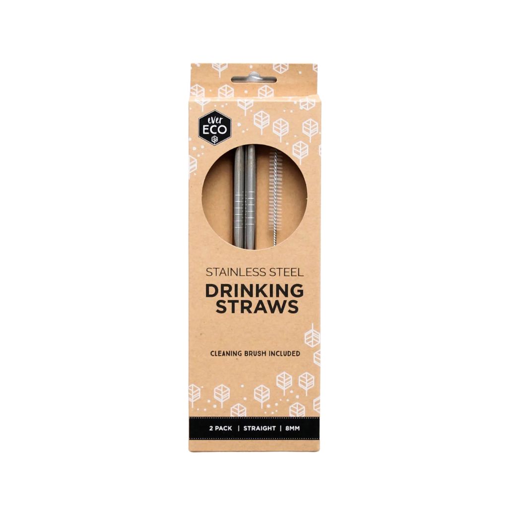 Go-For-Zero-Australia-Ever-Eco-Stainless-Steel-Straws-2-Pack-Straight 
