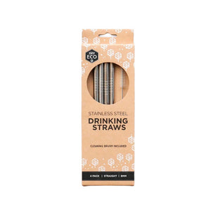 Go-For-Zero-Australia-Ever-Eco-Stainless-Steel-Straws-4-Pack-Straight 