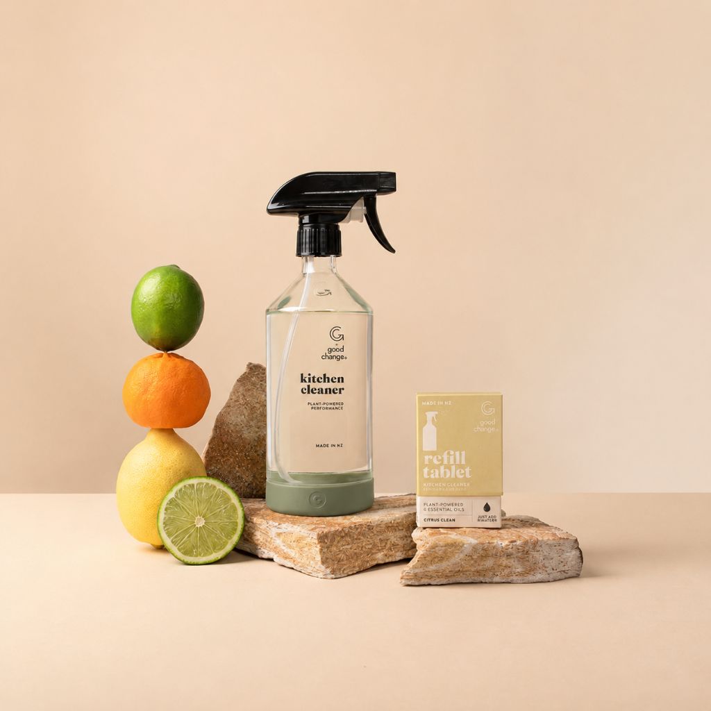 Go-For-Zero-Australia-Good-Change-Store-Australia-Kitchen-Cleaning-Kit-Bottle-And-Tablets-Front