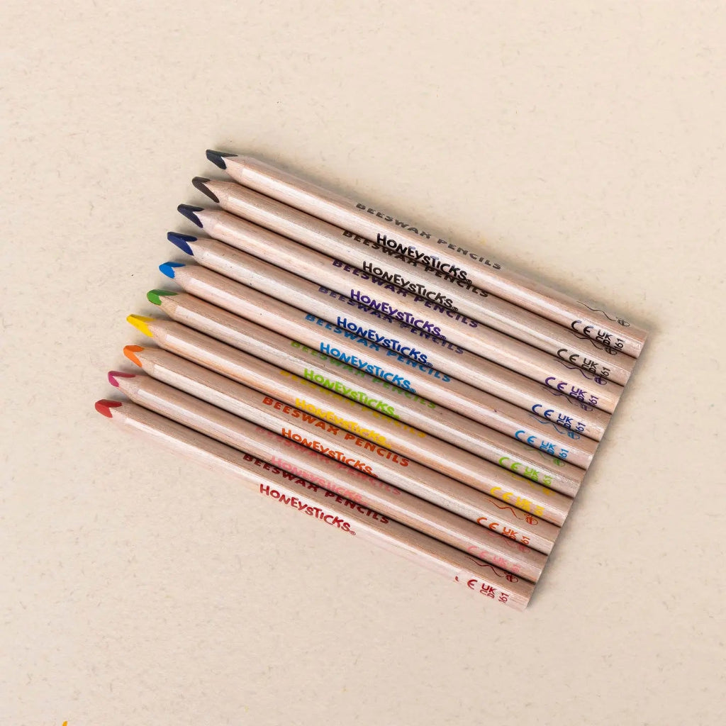 Go-For-Zero-Australia-Honeysticks-New-Zealand-Beeswax-Pencils-Jumbo-Triangles-Open