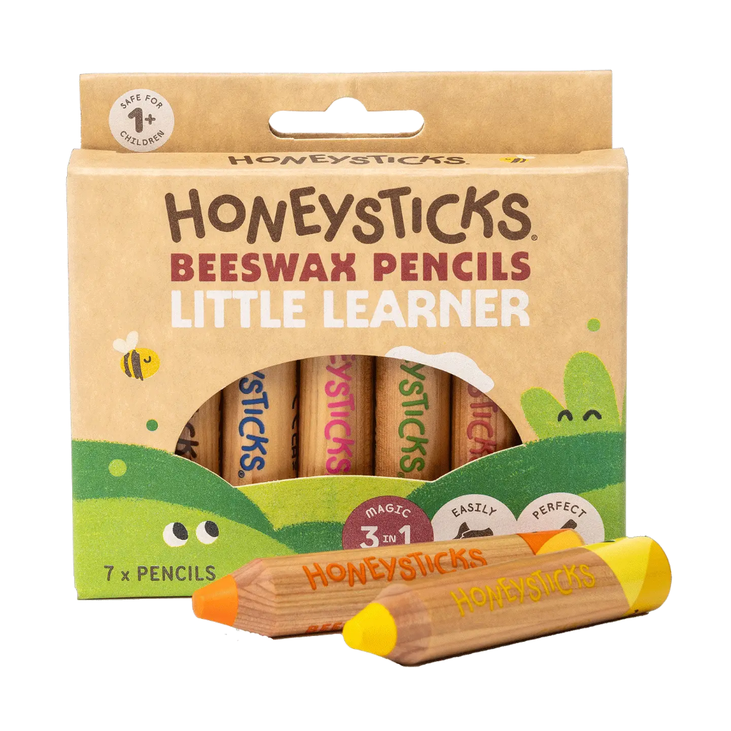 Go-For-Zero-Australia-Honeysticks-New-Zealand-Beeswax-Pencils-Little-Learners