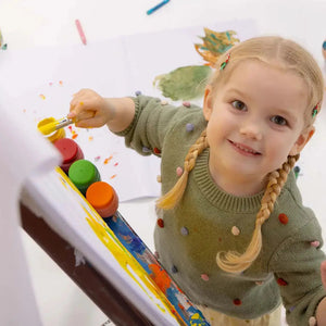 Go-For-Zero-Australia-Honeysticks-New-Zealand-My-First-Paint-Brush-Set-New-In-Use