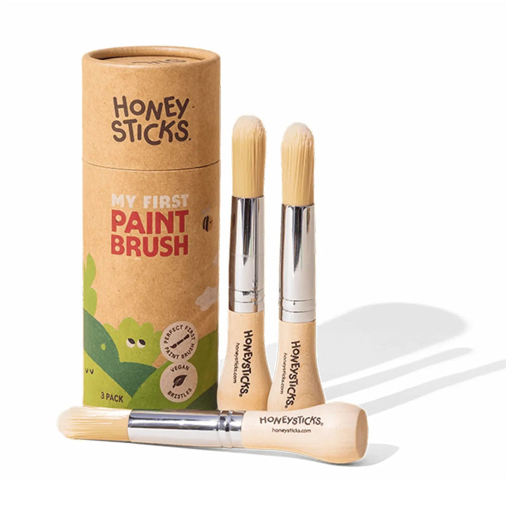 Go-For-Zero-Australia-Honeysticks-New-Zealand-My-First-Paint-Brush-Set-New